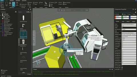 vc visual components 仿真軟件 快速搭建 數字工廠仿真軟件